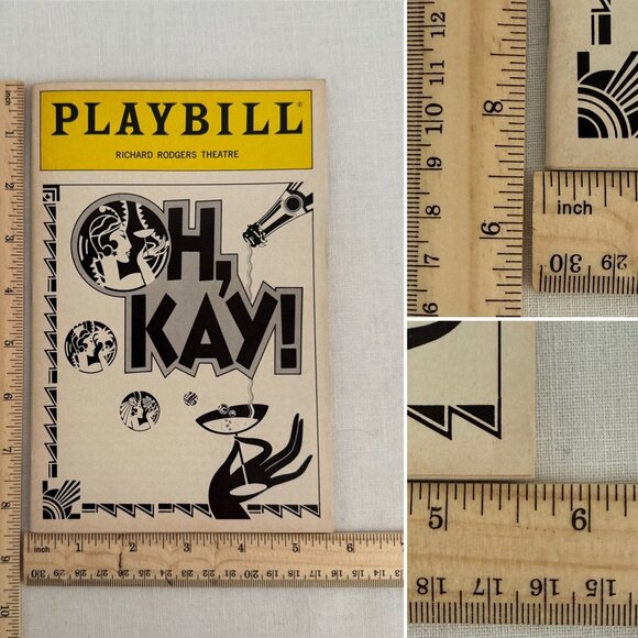 Oh Kay Playbill 1990 Richard Rodgers Theatre Broadway Musical George Gershwin - Picture 15 of 15